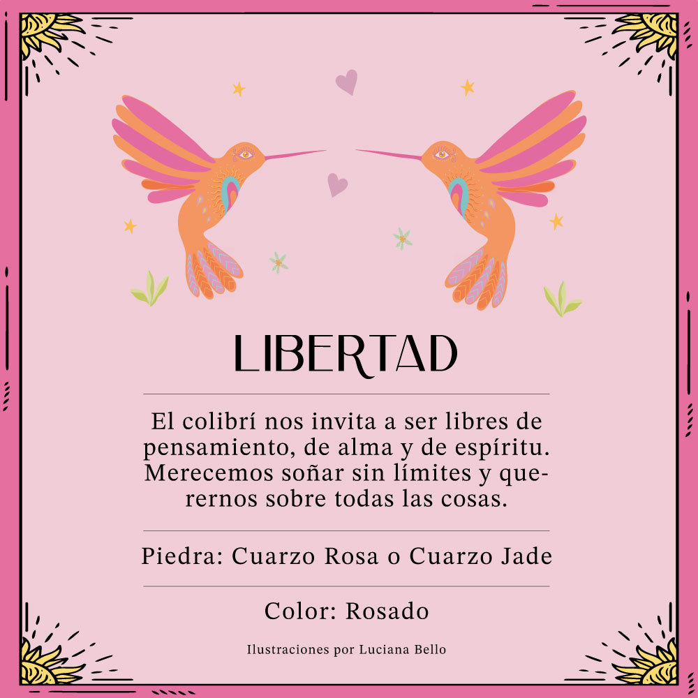 Bottom Paracas Colibrí Print reversible a rosado bebé
