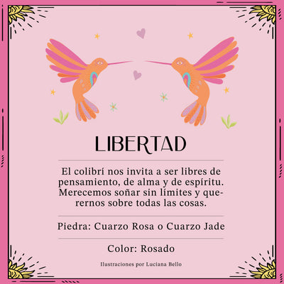 Bottom Paracas Colibrí Print reversible a rosado bebé