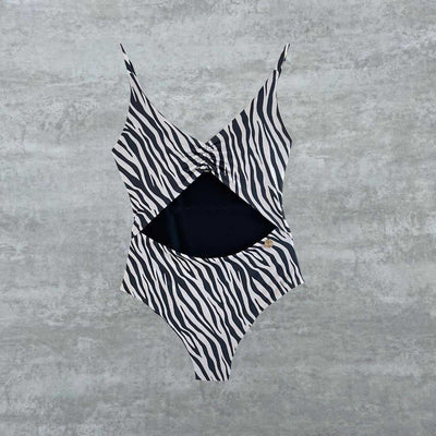 Entera Mira Mar zebra reversible a negro